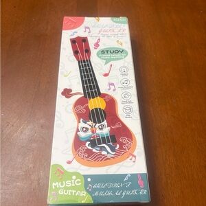 Amazon Kids Music Guitar Toy - Red and Black